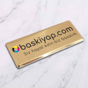 Metal Yaka İsimliği Altın My13