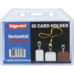 Bigpoint 660 Yatay Şeffaf Soft Kart Kabı 5Li