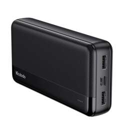 Mcdodo Mc-1370 20000 Mah Çift Usb Çıkışlı 5V 2.1A Led Göstergeli Siyah Powerbank