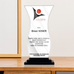 Şlt079 Ekonomik Kristal Plaket
