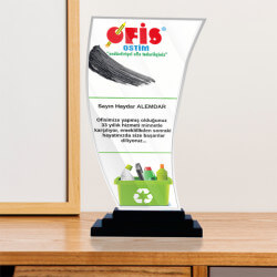 Şlt078 Ekonomik Kristal Plaket