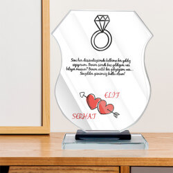 Şlt050 Ekonomik Kristal Plaket