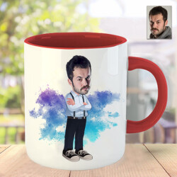 Karikatürlü Kupa Model 5