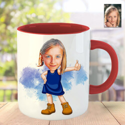 Karikatürlü Kupa Model 9