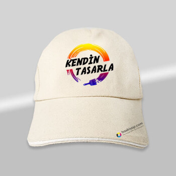 Kişiye Özel Bej | Camel Bez Şapka