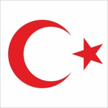 Ay Yıldız Sticker - Kırmızı