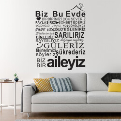 Aileyiz Duvar Sticker
