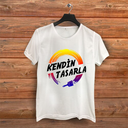 Beyaz Erkek Tişört | Baskılı