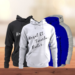 Kapüşonlu Sweatshirt - Hoodie