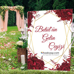 Söz/Nişan/Düğün Ayaklı Pano