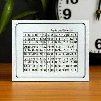 Kişiye Özel Ahşap Sayılı Kumbara