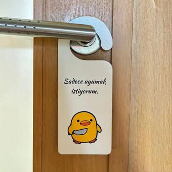 Kişiye Özel Kapı Askısı