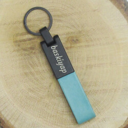 İsme Özel Turkuaz Anahtarlık