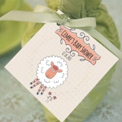 Baby Shower Kağıt Süs (Yapışkansız)
