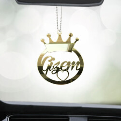 Taç Figürlü Dikiz Aynası Süsü