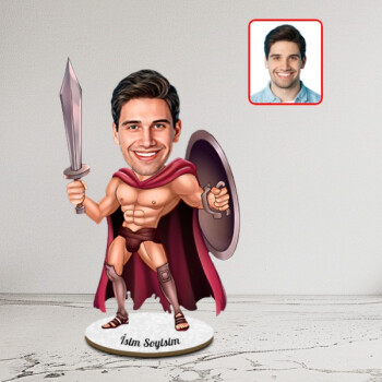 Kişiye Özel Herkül Karikatür Biblo