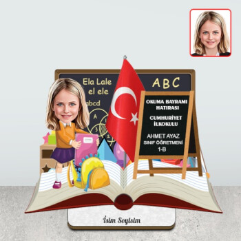 Okuma Bayramı Hediyelik Biblo Kız Model 1