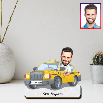 Taksici Karikatürlü Biblo