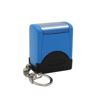 Anahtarlıklı Kapaklı Mini Boy Kaşe Mavi