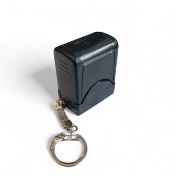 Anahtarlıklı Kapaklı Mini Boy Kaşe Siyah