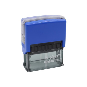 İntro Print 38*14 Mm Küçük Boy Mavi Kaşe