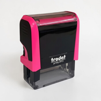 Trodat 4913 Büyük Boy Kaşe - Neon Pembe