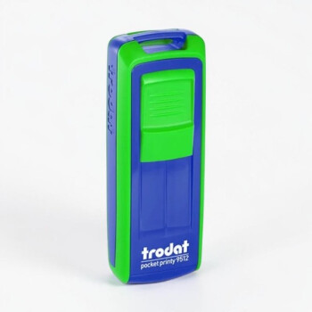 Trodat Pocket Cep Kaşe 9512 Mavi Yeşil