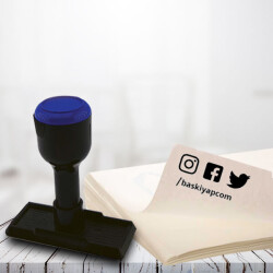 Plastik Saplı Kaşeler