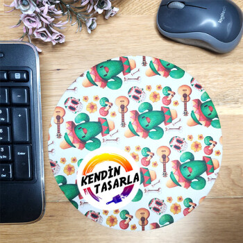 Kendin Tasarla Yuvarlak Mouse Pad