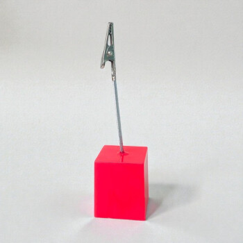 Kişiye Özel Baskılı Timsah Ağızlı Not Tutucu - Pembe