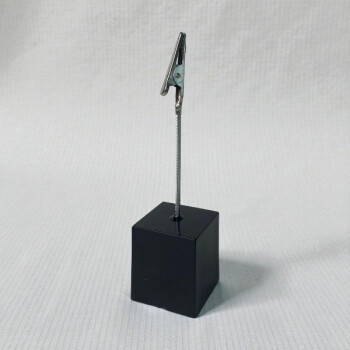 Kişiye Özel Baskılı Timsah Ağızlı Not Tutucu -Siyah