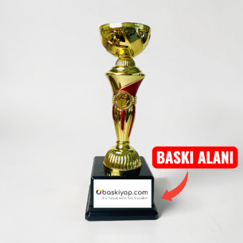 Kişiye Özel Baskılı Ve Yazılı Ödül Kupası