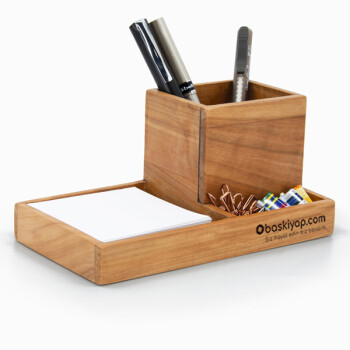 Çok Amaçlı Organizer Bölümlü Kalemlik Ve Not Kağıdı Kutusu Bir Arada Model 1