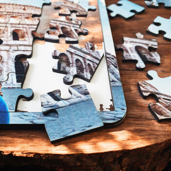 Kişiye Özel Baskılı Ahşap Puzzle