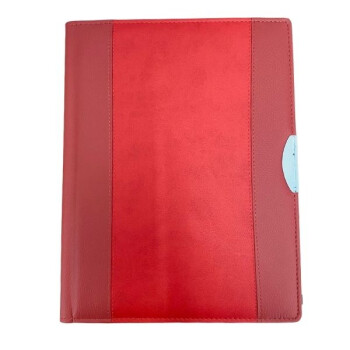 Kişiye Özel Baskılı Hesap Makinalı Kırmızı Sekreterlik