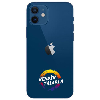 Kişiye Özel Iphone 12 Mini Şeffaf Silikon Telefon Kılıfı