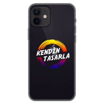 Kişiye Özel Iphone 12 Mini Siyah Telefon Kılıfı