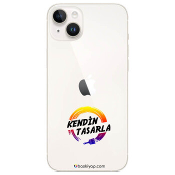 Kişiye Özel Iphone 14 Şeffaf Silikon Telefon Kılıfı
