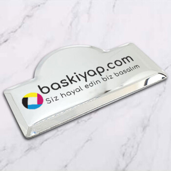 Metal Gümüş Yaka İsimliği My06