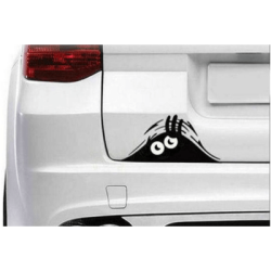 Gözetleyen Sinirli Canavar Gözler Sticker