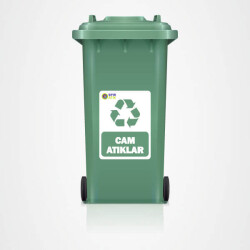 Cam Atık Etiketi