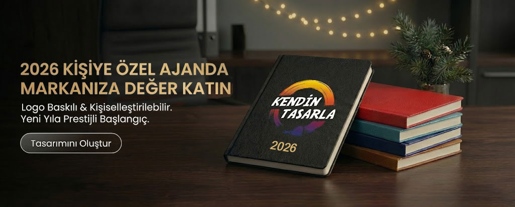 2026 ajanda logo baskılı firma logolu