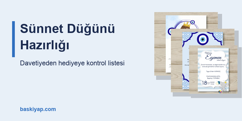 Sünnet Düğünü Hazırlığı: Hafta Hafta Kontrol Listesi