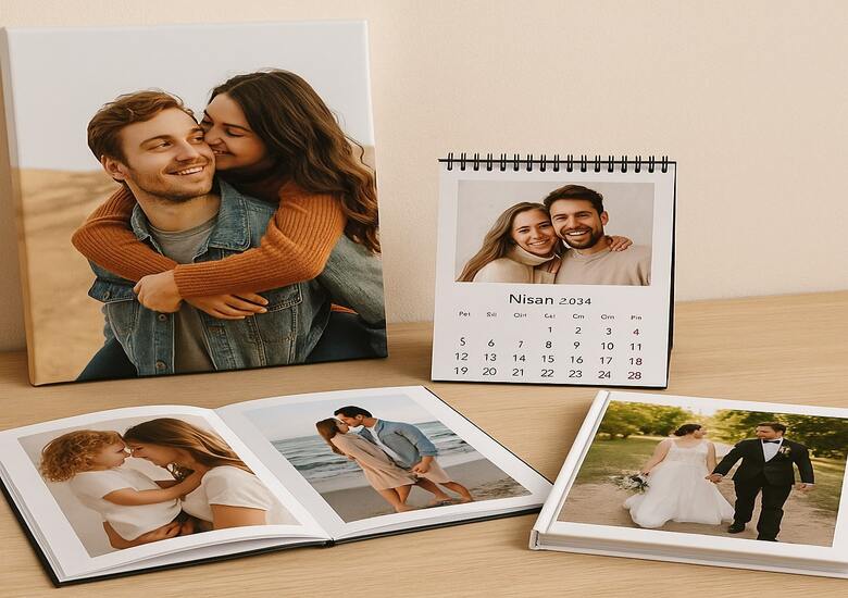 Fotoğraf Baskılı Kişisel Hediyeler: Kanvas Tablo, Takvim ve Albüm Önerileri