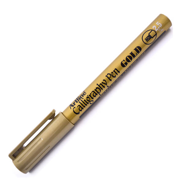 Artline Calligraphy Pen 2,5Mm Gold
