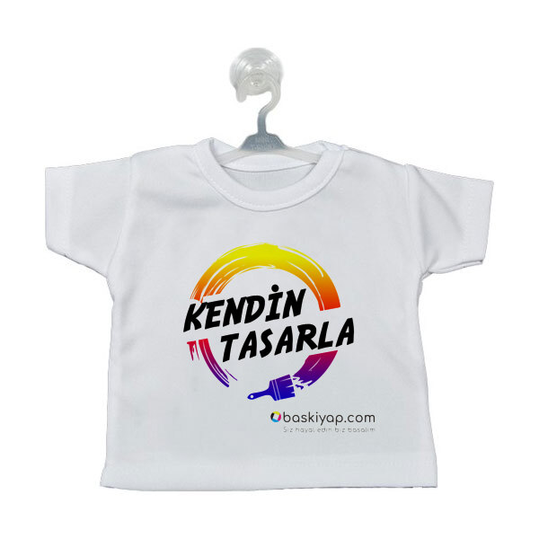 Kişiye Özel Mini Tişört Araba Süsü