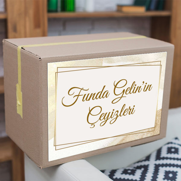 Sade Gold Çeyiz Etiketi görsel