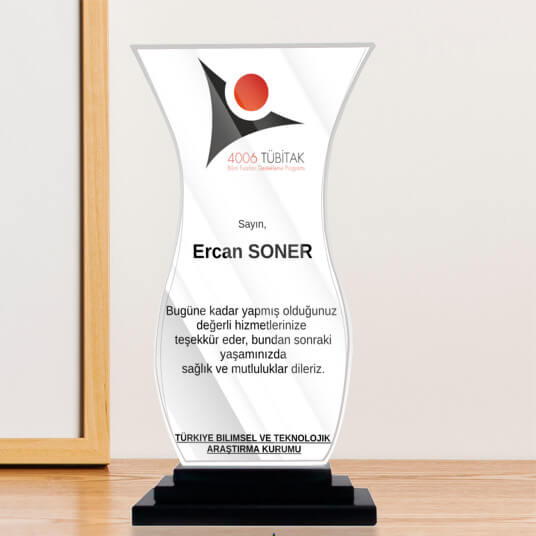 Şlt079 Ekonomik Kristal Plaket görsel