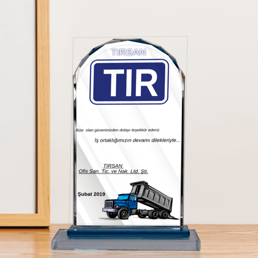 Şlt008 Ekonomik Kristal Plaket görsel