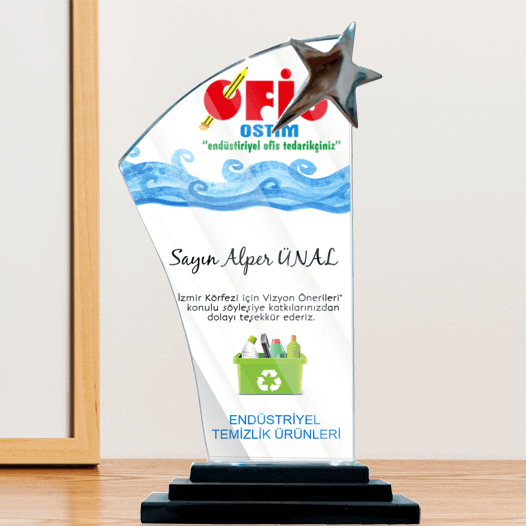 Şlt030 Ekonomik Kristal Plaket